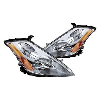 Replacement - Driver and Passenger Side Headlight Set (CAPA Certified)