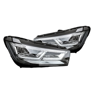 Replacement - Driver and Passenger Side Headlight Set (CAPA Certified)