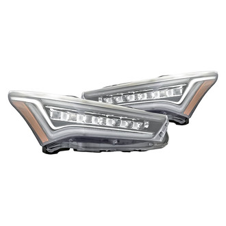 Replacement - Driver and Passenger Side Headlight Set (Standard Line)