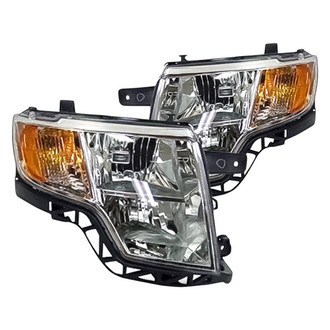 Replacement - Driver and Passenger Side Headlight Set (CAPA Certified)