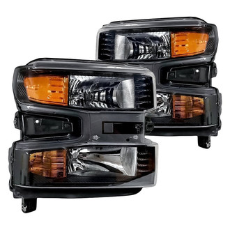 Replacement - Driver and Passenger Side Headlight Set (CAPA Certified)