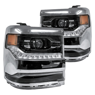 Replacement - Driver and Passenger Side Headlight Set (CAPA Certified)