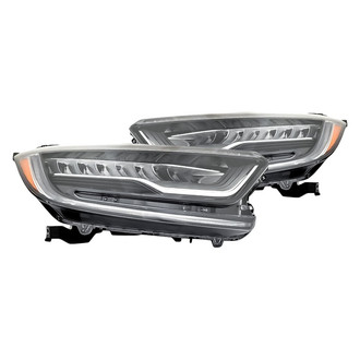 Replacement - Driver and Passenger Side Headlight Set (CAPA Certified)