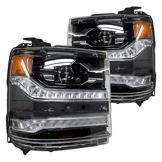 Replacement - Driver and Passenger Side Headlight Set (CAPA Certified)