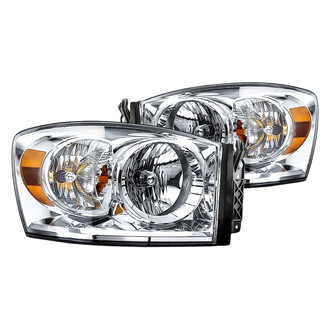 Replacement - Driver and Passenger Side Headlight Set (CAPA Certified)