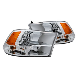 Replacement - Driver and Passenger Side Headlight Set Lens and Housing (CAPA Certified)