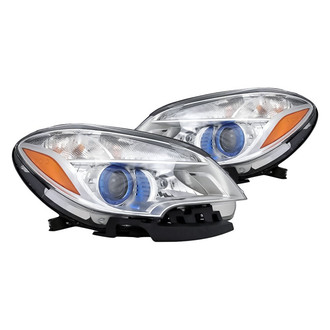Replacement - Driver and Passenger Side Headlight Set (CAPA Certified)