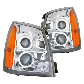 Replacement - Driver and Passenger Side Headlight Set (CAPA Certified)