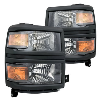 Replacement - Driver and Passenger Side Headlight Set (CAPA Certified)