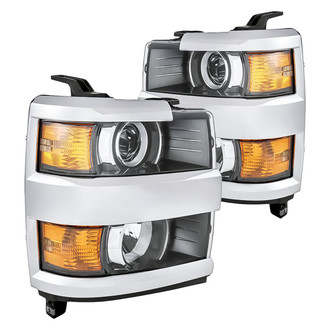 Replacement - Driver and Passenger Side Headlight Set (Standard Line)