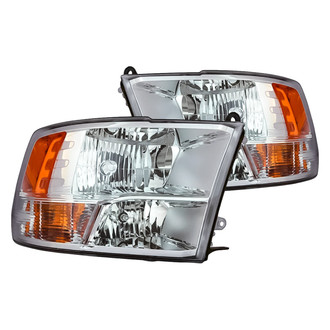 Replacement - Driver and Passenger Side Headlight Set (Standard Line)