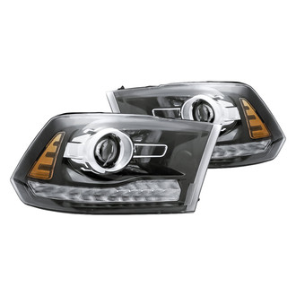 Replacement - Driver and Passenger Side Headlight Set (CAPA Certified)