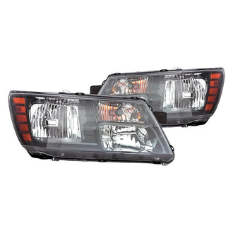 Replacement - Driver and Passenger Side Headlight Set (CAPA Certified)