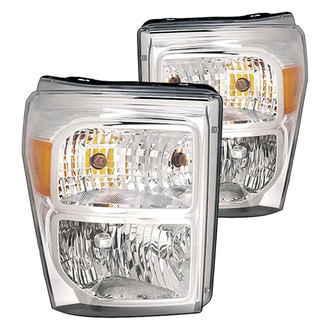 Replacement - Driver and Passenger Side Headlight Set (Standard Line)