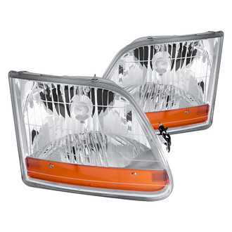 Replacement - Driver and Passenger Side Headlight Set (CAPA Certified)