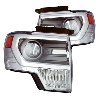 Replacement - Driver and Passenger Side Headlight Set Lens and Housing (CAPA Certified)