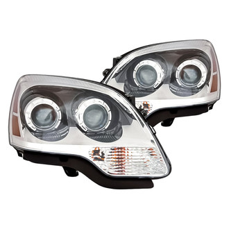 Replacement - Driver and Passenger Side Headlight Set (CAPA Certified)