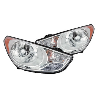 Replacement - Driver and Passenger Side Headlight Set (CAPA Certified)