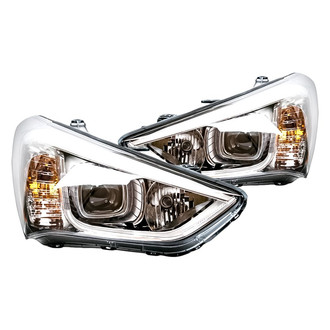 Replacement - Driver and Passenger Side Headlight Set (CAPA Certified)