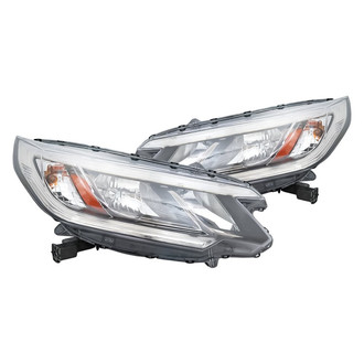 Replacement - Driver and Passenger Side Headlight Set (CAPA Certified)
