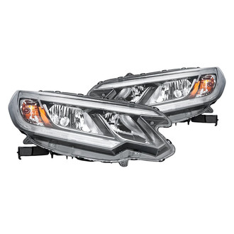 Replacement - Driver and Passenger Side Headlight Set (Standard Line)