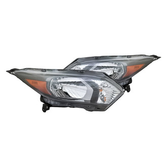 Replacement - Driver and Passenger Side Headlight Set (CAPA Certified)