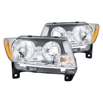 Replacement - Driver and Passenger Side Headlight Set (Standard Line)