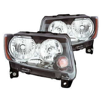 Replacement - Driver and Passenger Side Headlight Set (CAPA Certified)
