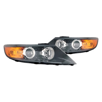 Replacement - Driver and Passenger Side Headlight Set (CAPA Certified)