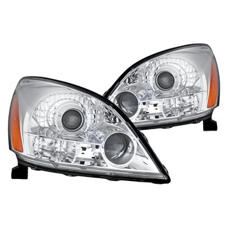 Replacement - Driver and Passenger Side Headlight Set Lens and Housing (CAPA Certified)