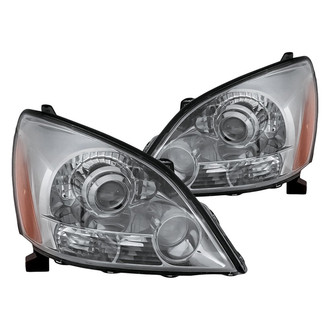 Replacement - Driver and Passenger Side Headlight Set Lens and Housing (Standard Line)