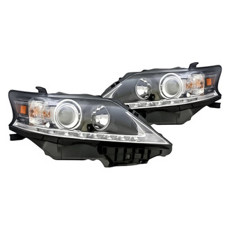 Replacement - Driver and Passenger Side Headlight Set Lens and Housing (CAPA Certified)