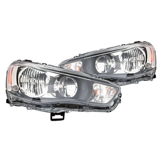 Replacement - Driver and Passenger Side Headlight Set (CAPA Certified)