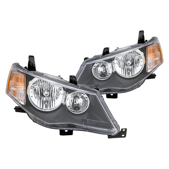 Replacement - Driver and Passenger Side Headlight Set (CAPA Certified)