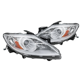 Replacement - Driver and Passenger Side Headlight Set Lens and Housing (CAPA Certified)
