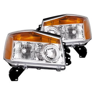 Replacement - Driver and Passenger Side Headlight Set (Standard Line)
