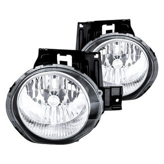Replacement - Driver and Passenger Side Headlight Set (CAPA Certified)