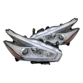 Replacement - Driver and Passenger Side Headlight Set (CAPA Certified)