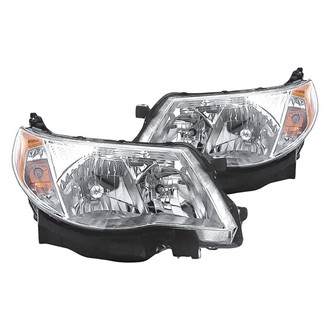Replacement - Driver and Passenger Side Headlight Set (CAPA Certified)