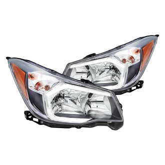 Replacement - Driver and Passenger Side Headlight Set (CAPA Certified)