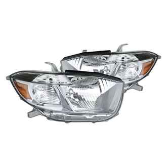 Replacement - Driver and Passenger Side Headlight Set Lens and Housing (CAPA Certified)