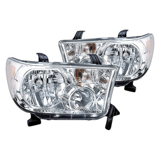 Replacement - Driver and Passenger Side Headlight Set (CAPA Certified)