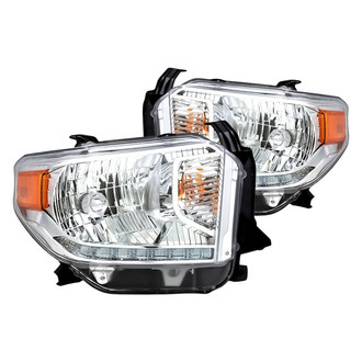 Replacement - Driver and Passenger Side Headlight Set (CAPA Certified)