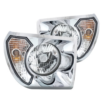 Replacement - Driver and Passenger Side Headlight Set (Standard Line)