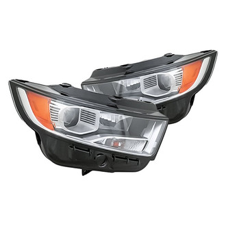 Replacement - Driver and Passenger Side Headlight Set (CAPA Certified)