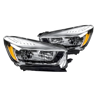 Replacement - Driver and Passenger Side Headlight Set (CAPA Certified)