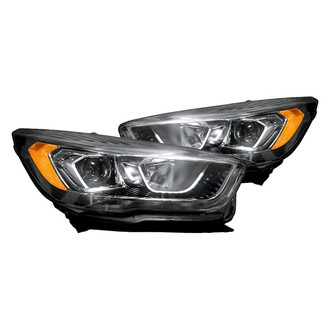 Replacement - Driver and Passenger Side Headlight Set (CAPA Certified)