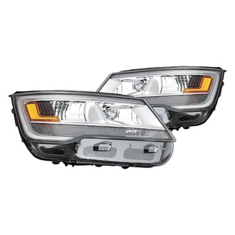 Replacement - Driver and Passenger Side Headlight Set (CAPA Certified)