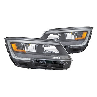Replacement - Driver and Passenger Side Headlight Set (Standard Line)