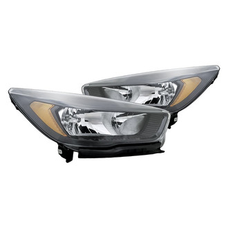Replacement - Driver and Passenger Side Headlight Set (CAPA Certified)